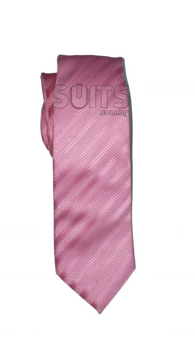 Pink Hidden Stripes Tie - Medium & Large Sizes